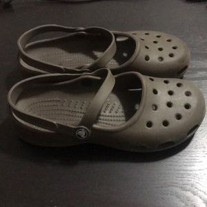 Brown Mary Jane Crocs